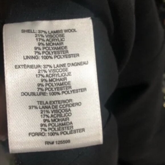 Tweed Jacket with Faux Leather Trim - Picture 6 of 6